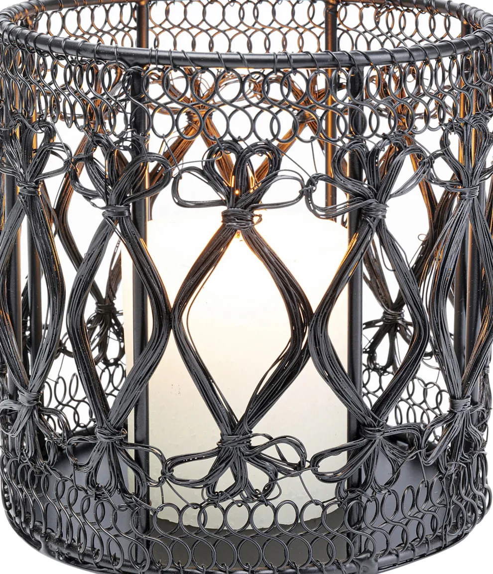 Windlicht Hayat Black 15cm